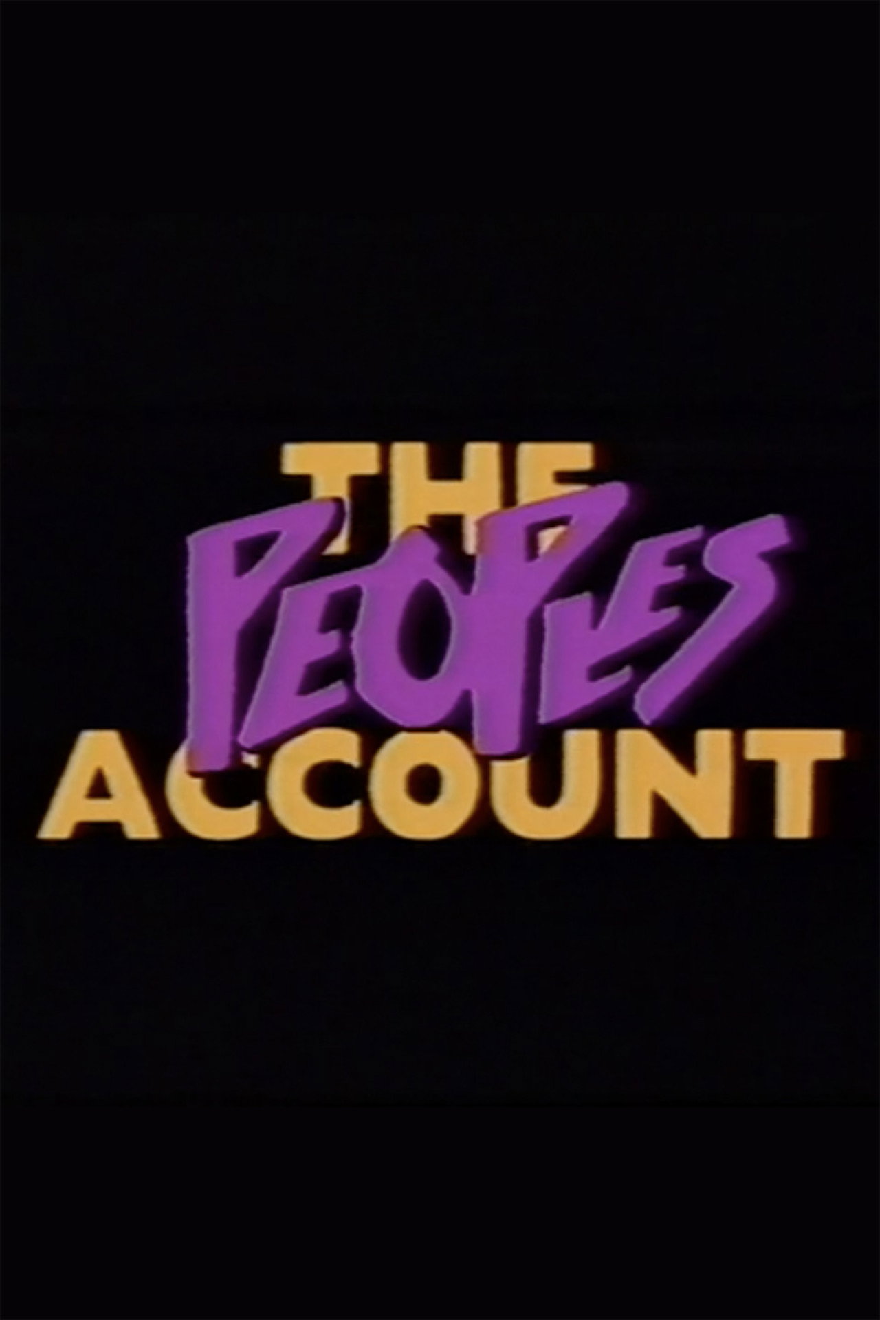 The Peoples Account filmaffisch