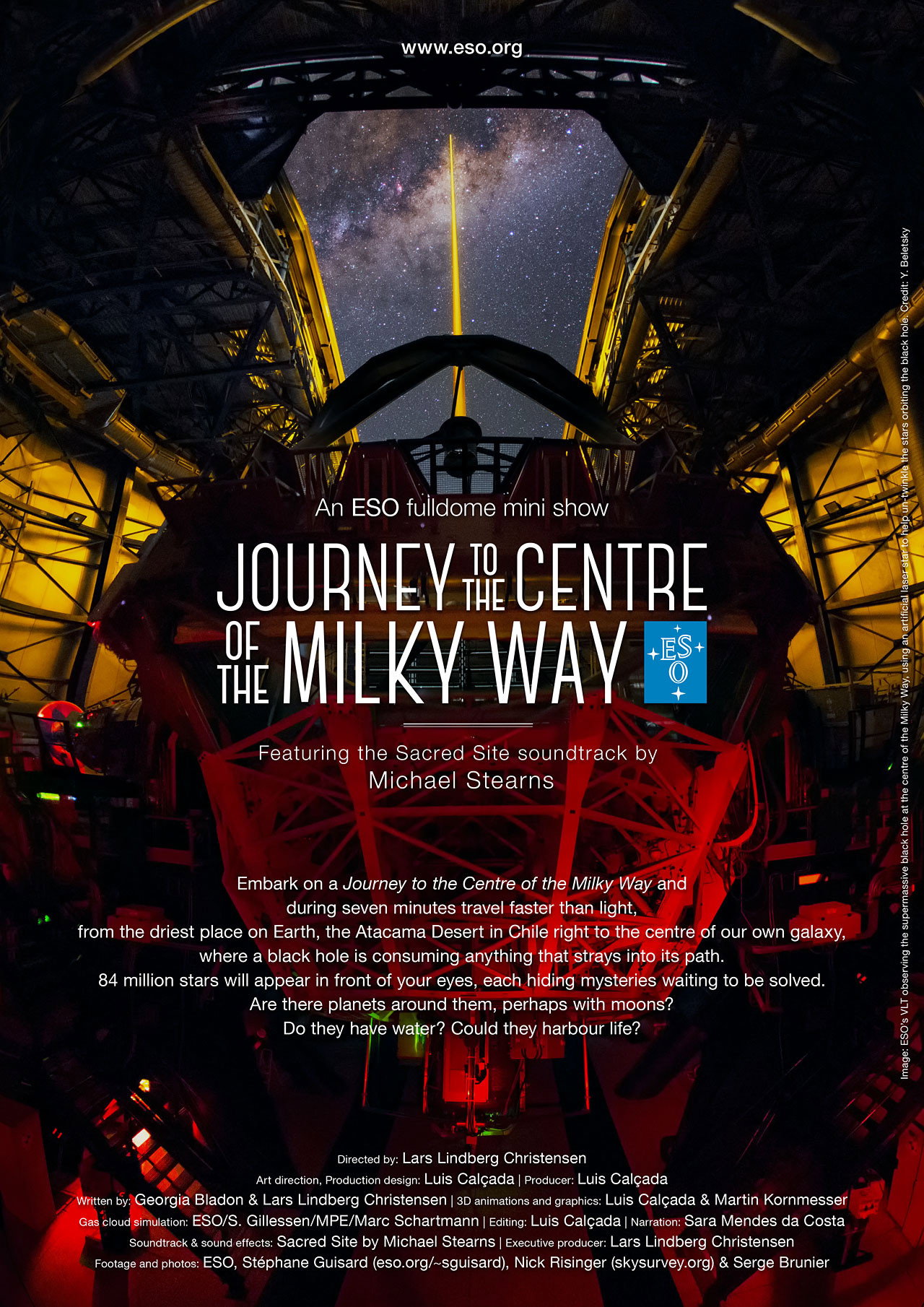 Journey to the Centre of the Milky Way filmaffisch