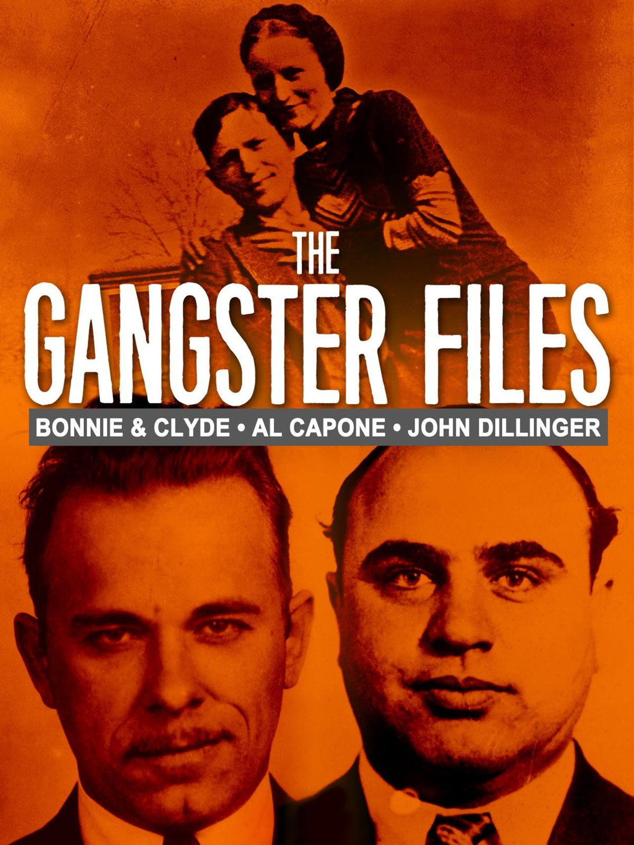 Banner The Gangster Files: Bonnie and Clyde, Al Capone, John Dillinger