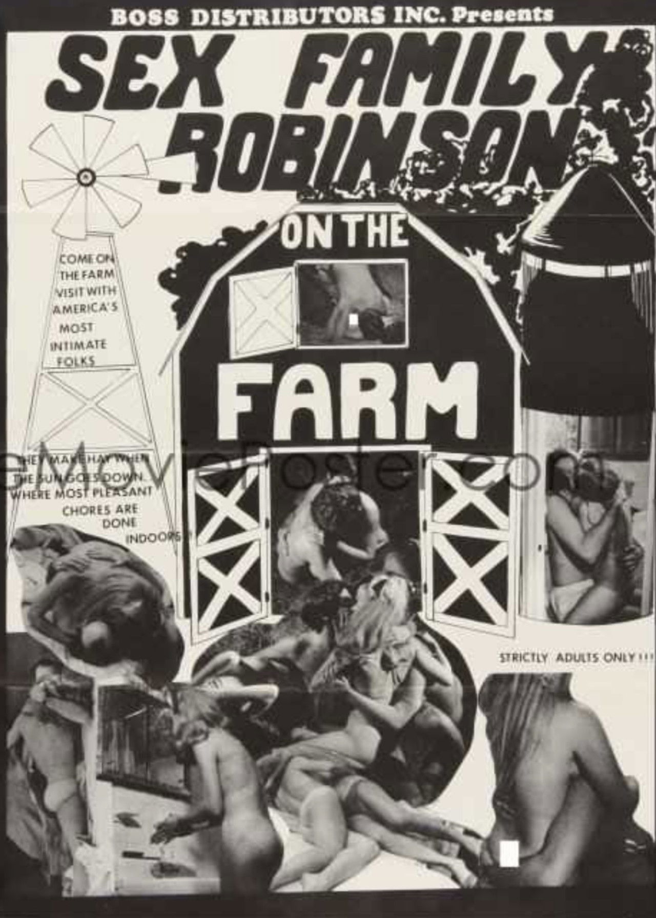 Sex Family Robinson on the Farm Backdrop