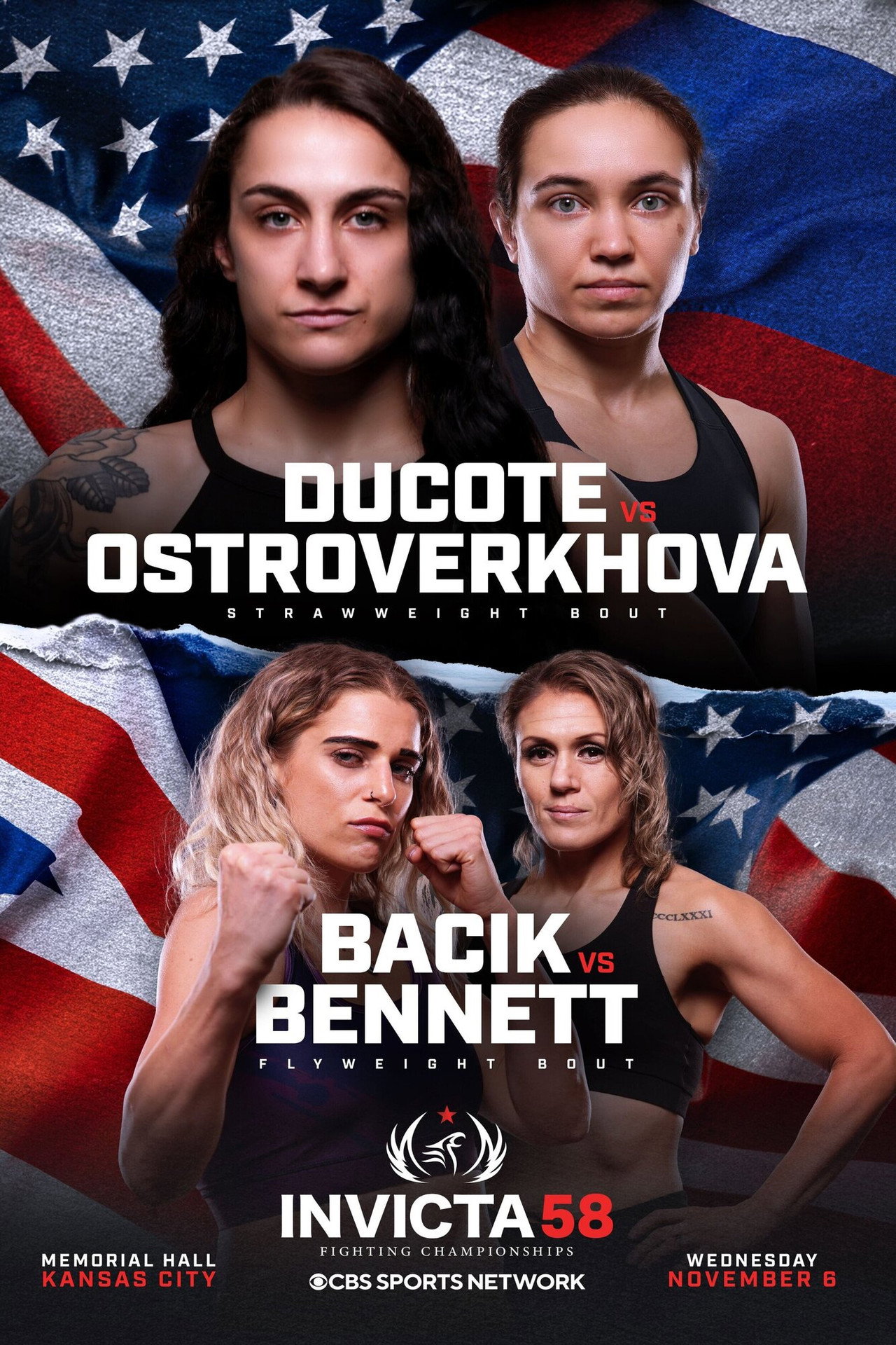 Invicta FC 58: Ducote vs. Ostroverkhova filmaffisch