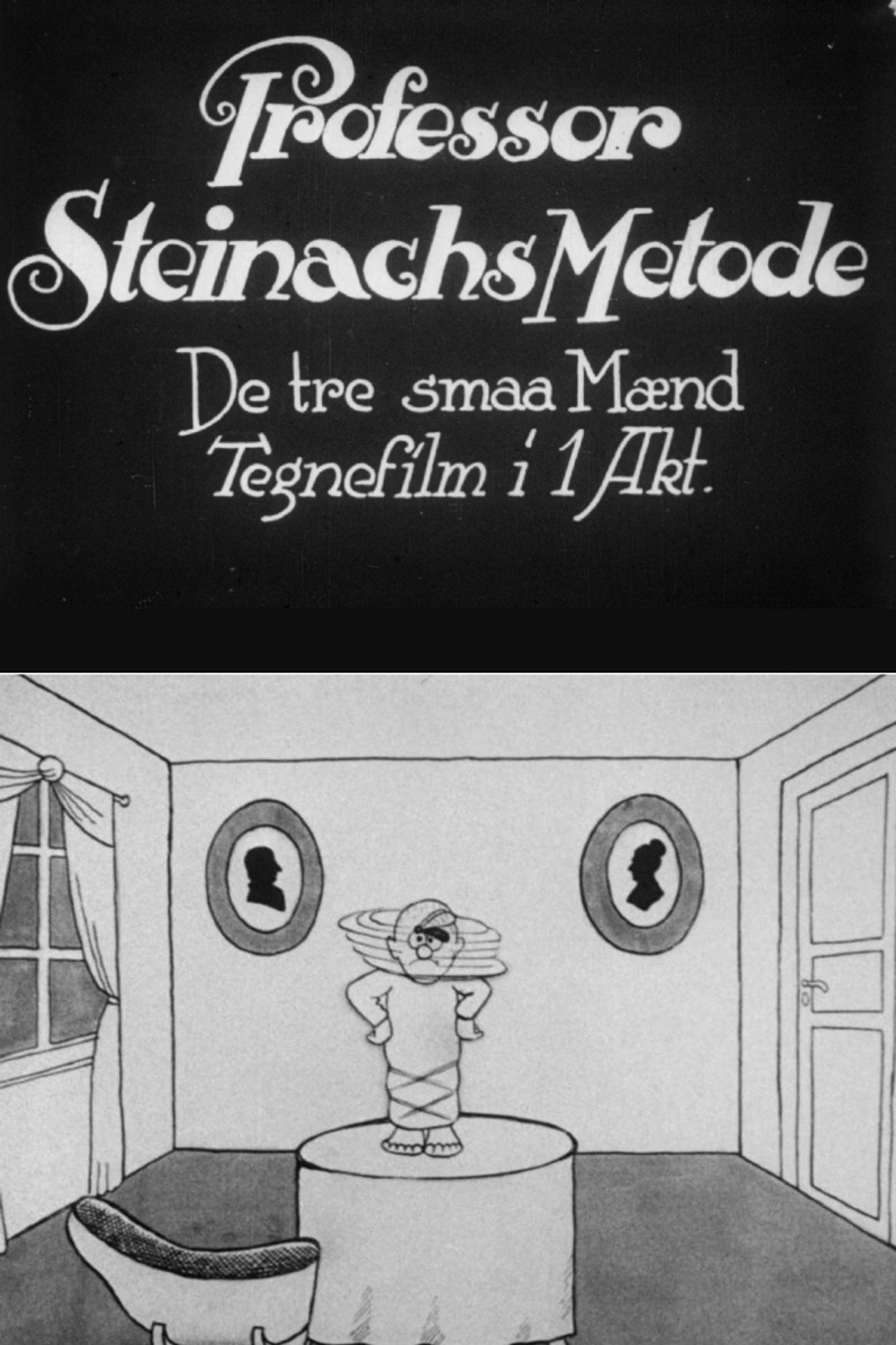 Storm P. Tegner de Tree Små Mænd filmaffisch