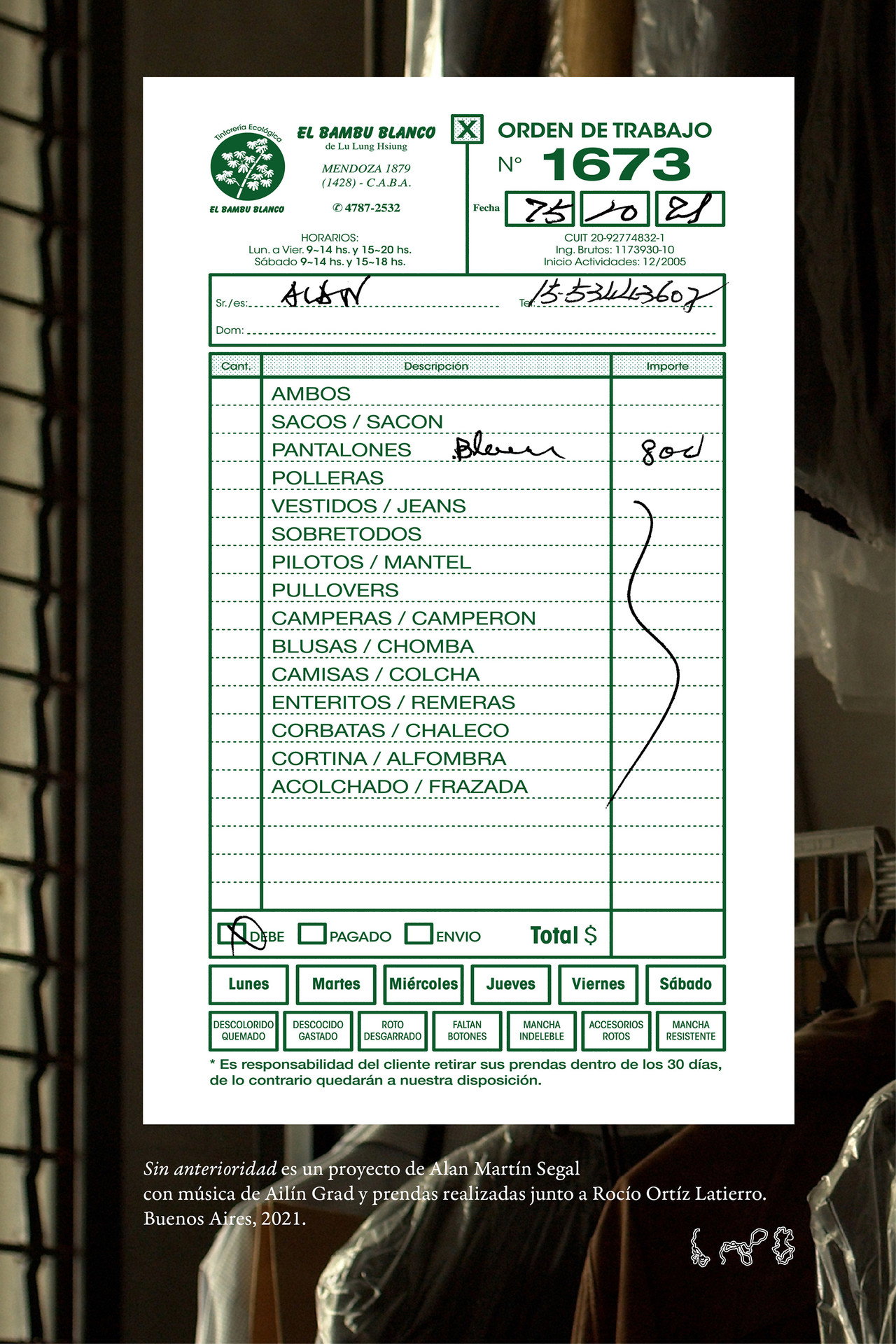 Sin anterioridad filmaffisch