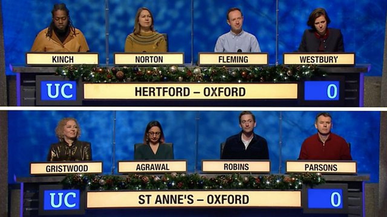 University Challenge - Season 0 Episode 133 : Christmas 2021 - Semi Final 2