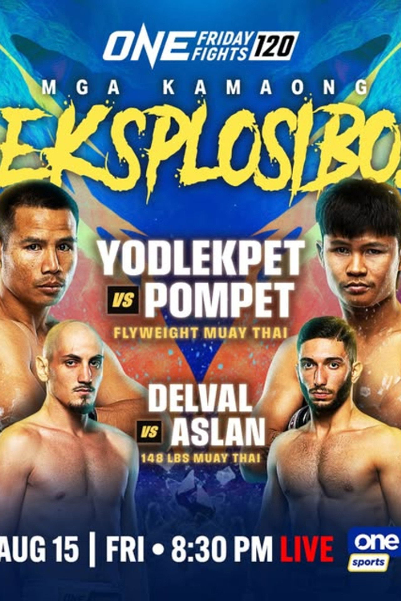 ONE Friday Fights 120: Yodlekpet vs. Pompet Backdrop