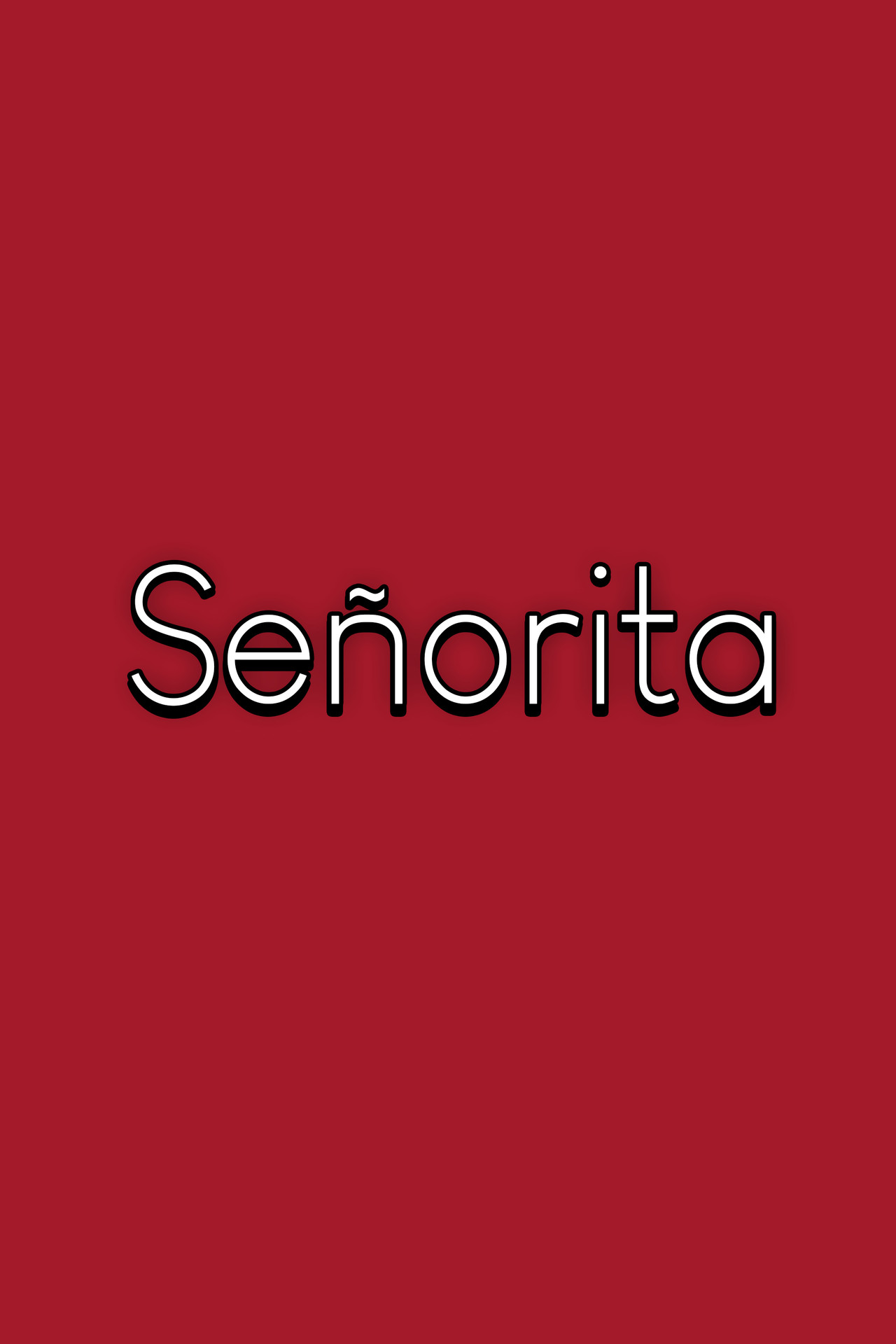 Señorita filmaffisch