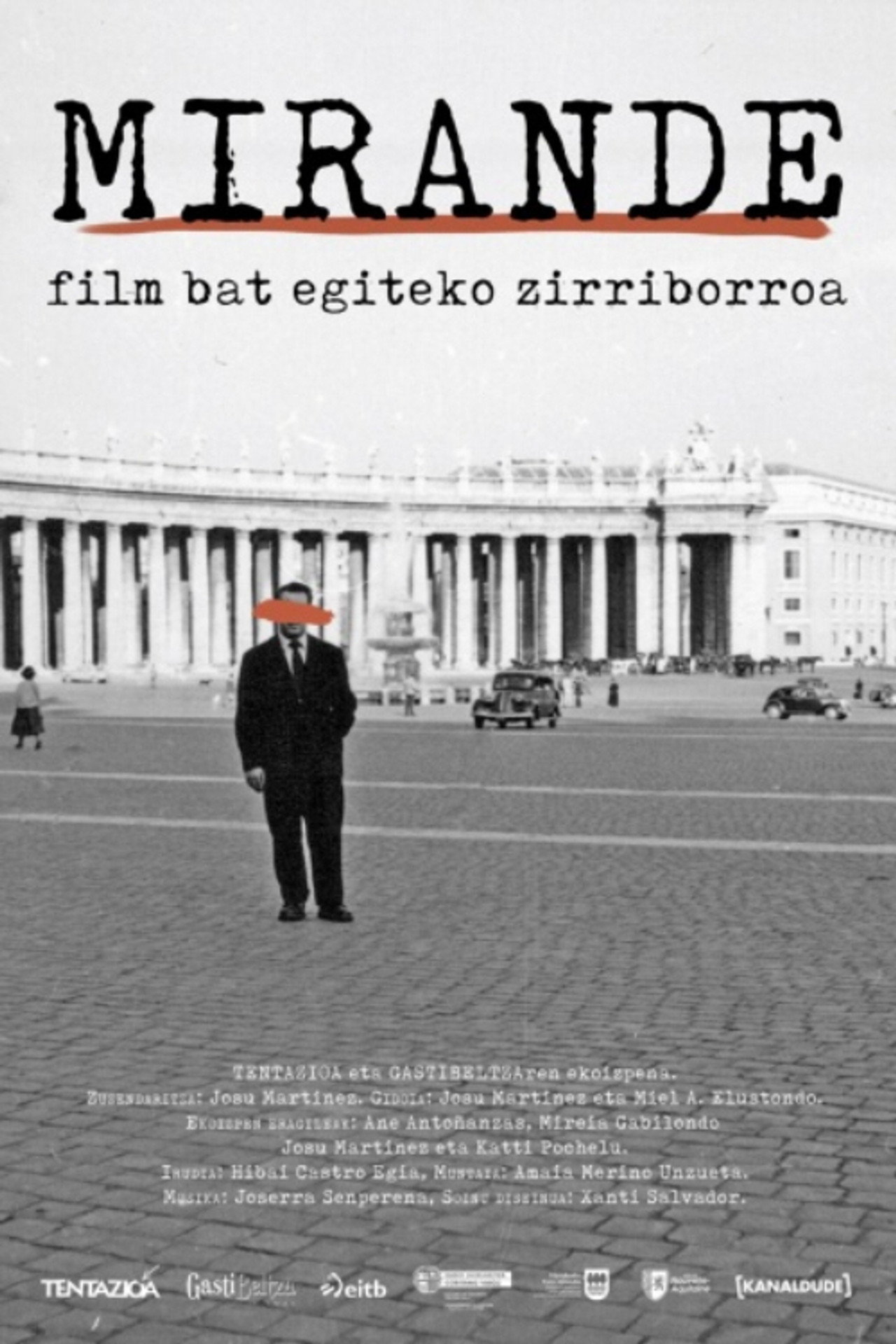 Mirande, film bat egiteko zirriborroa filmaffisch