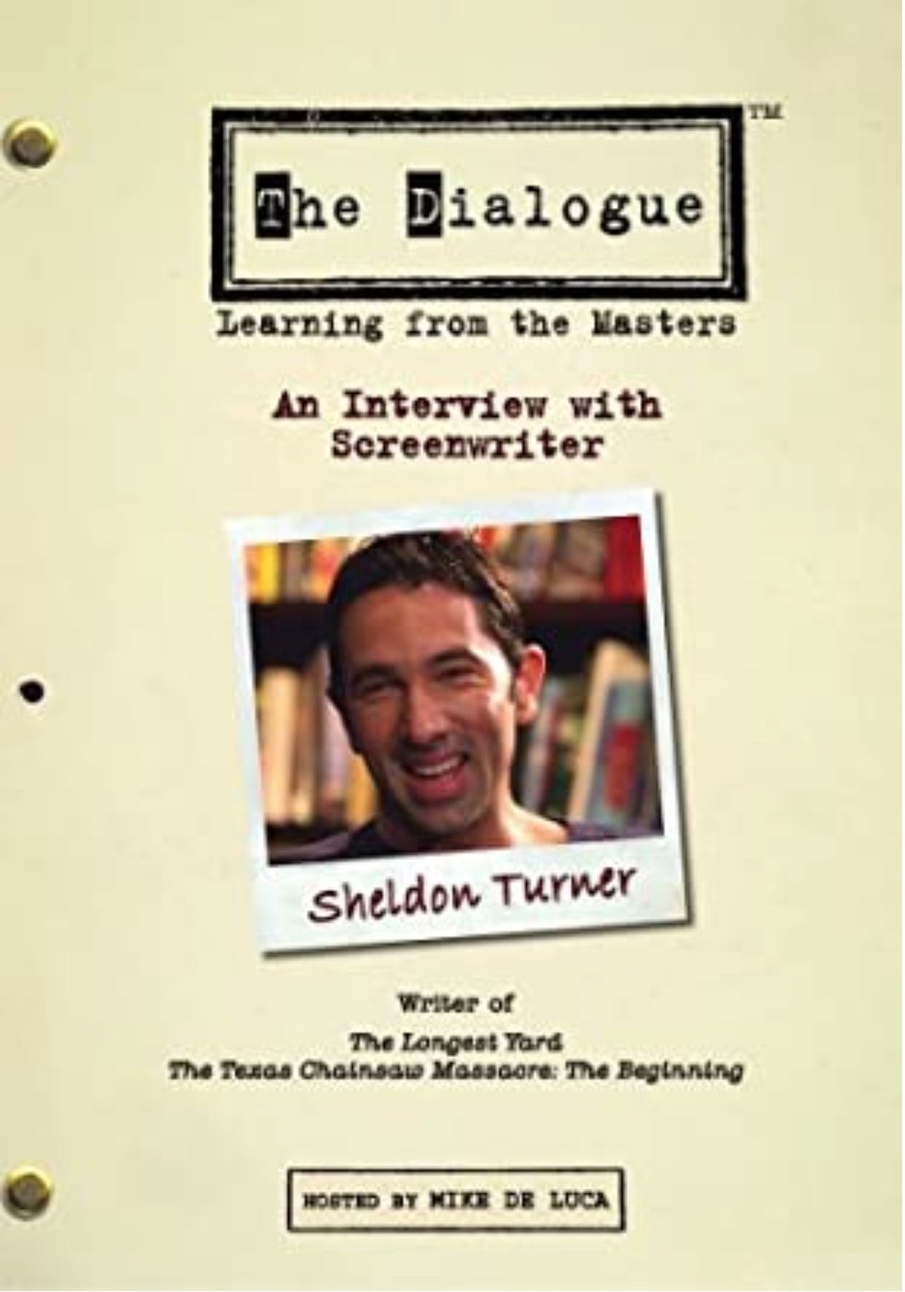 مشاهدة فيلم The Dialogue: An Interview with Screenwriter Sheldon Turner مترجم بدون اعلانات - بوستر