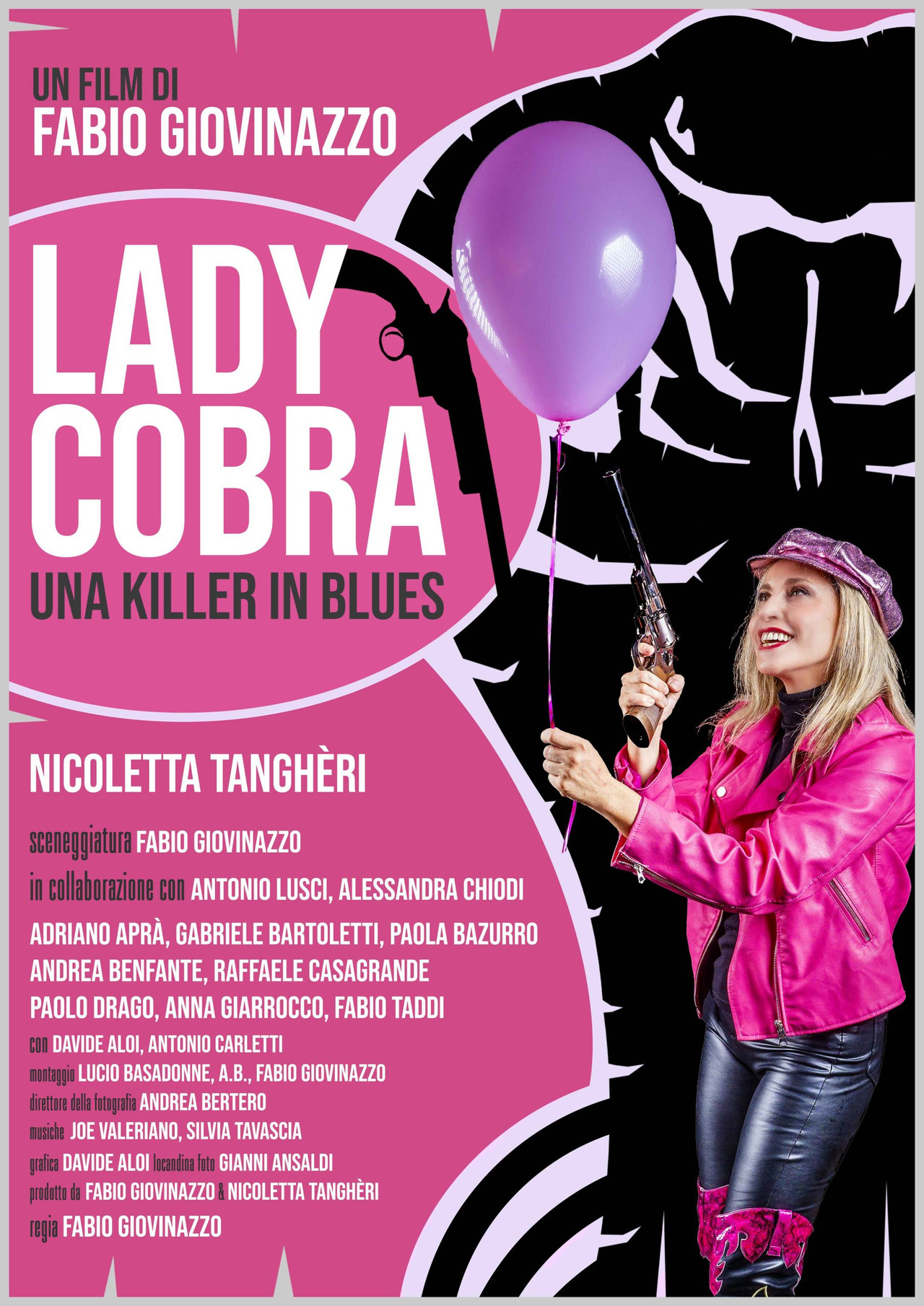 Lady Cobra - Una Killer in Blues Backdrop