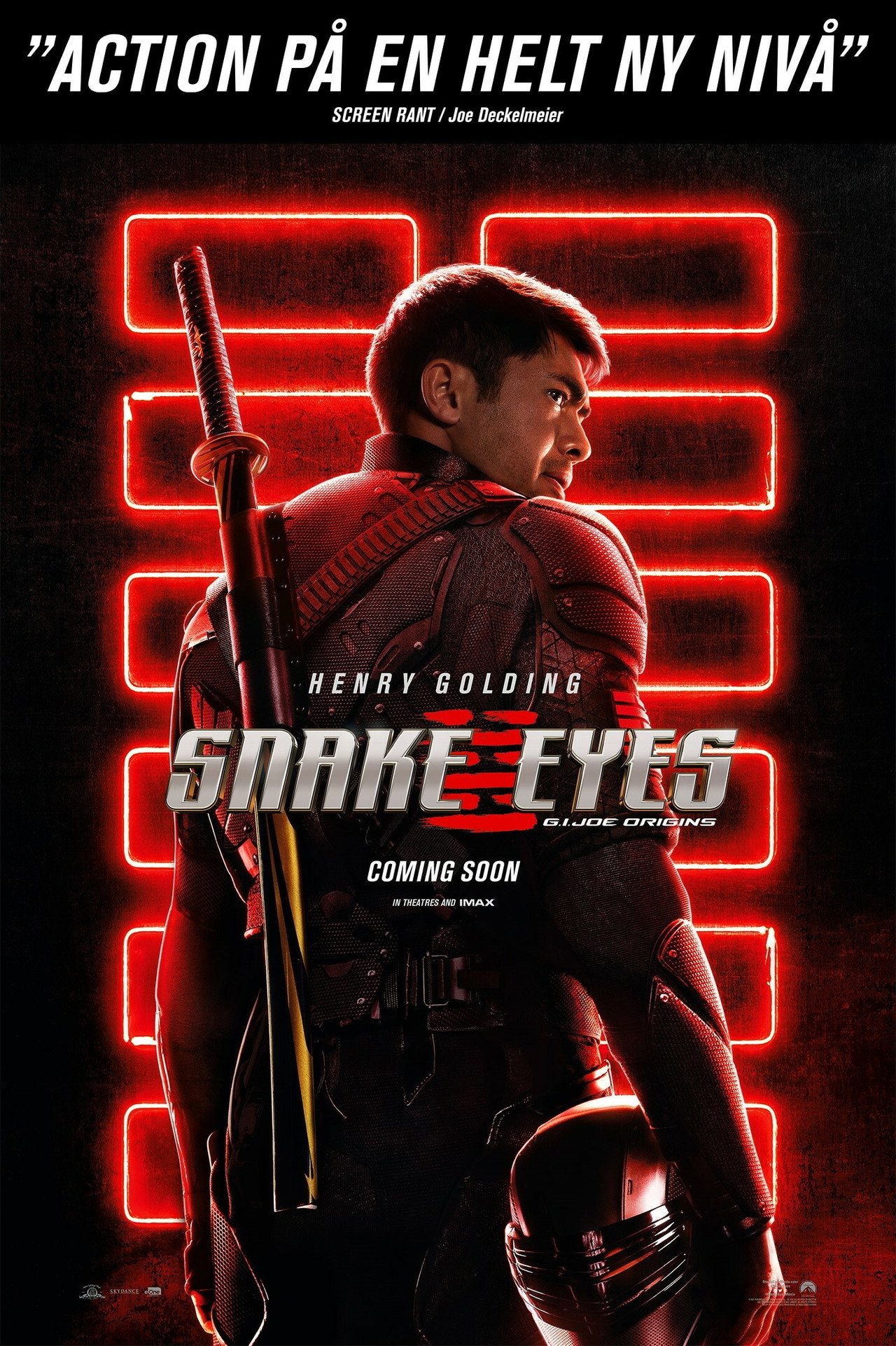 Snake Eyes: G.I. Joe Origins filmaffisch