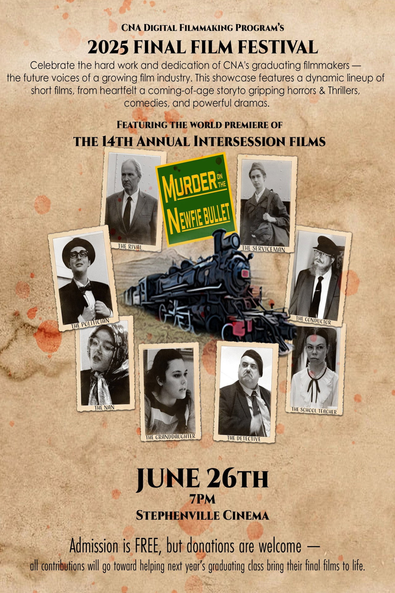Murder on the Newfie Bullet filmaffisch