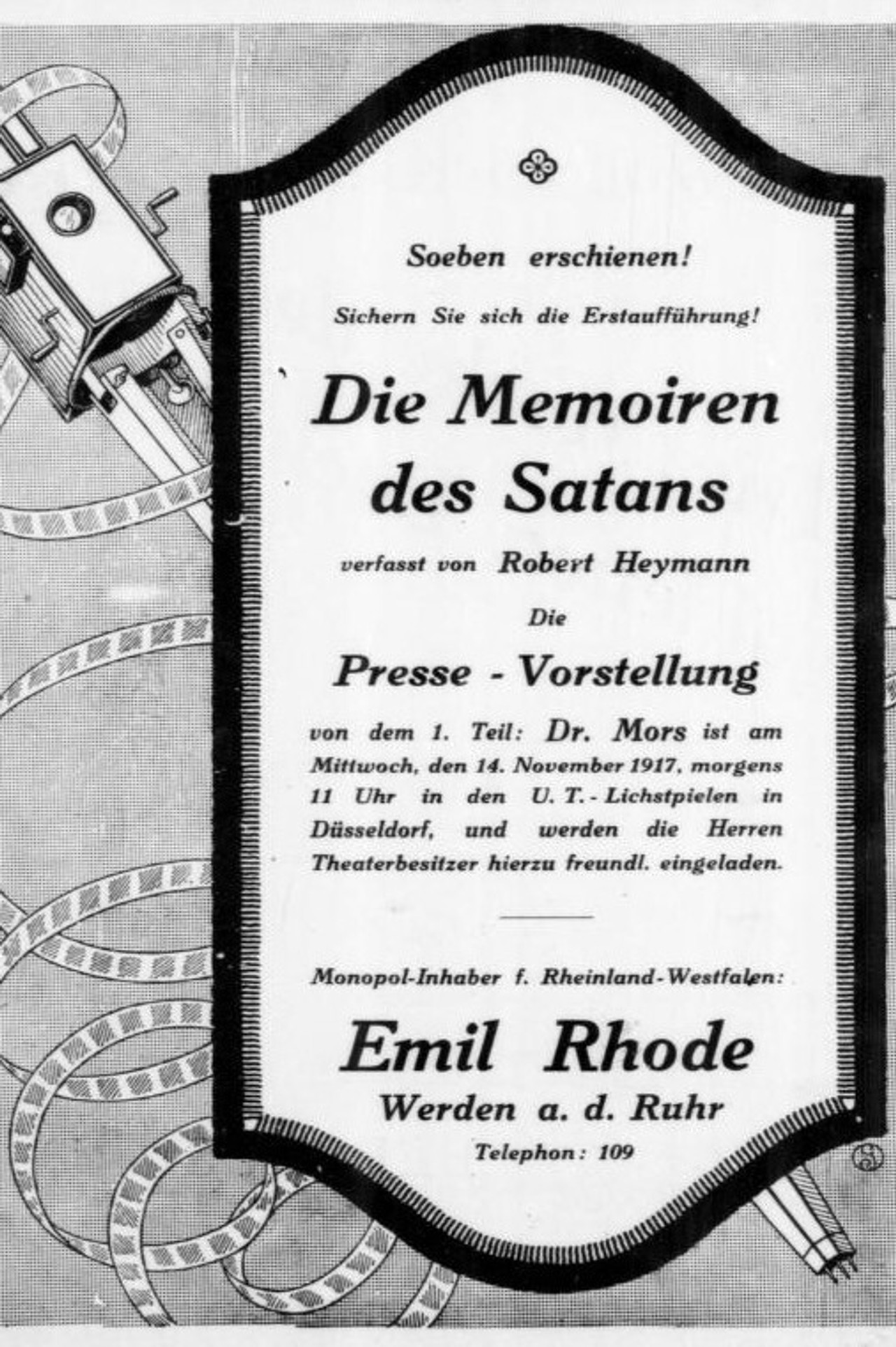 Die Memoiren des Satans. 1. Teil - Doktor Mors Backdrop