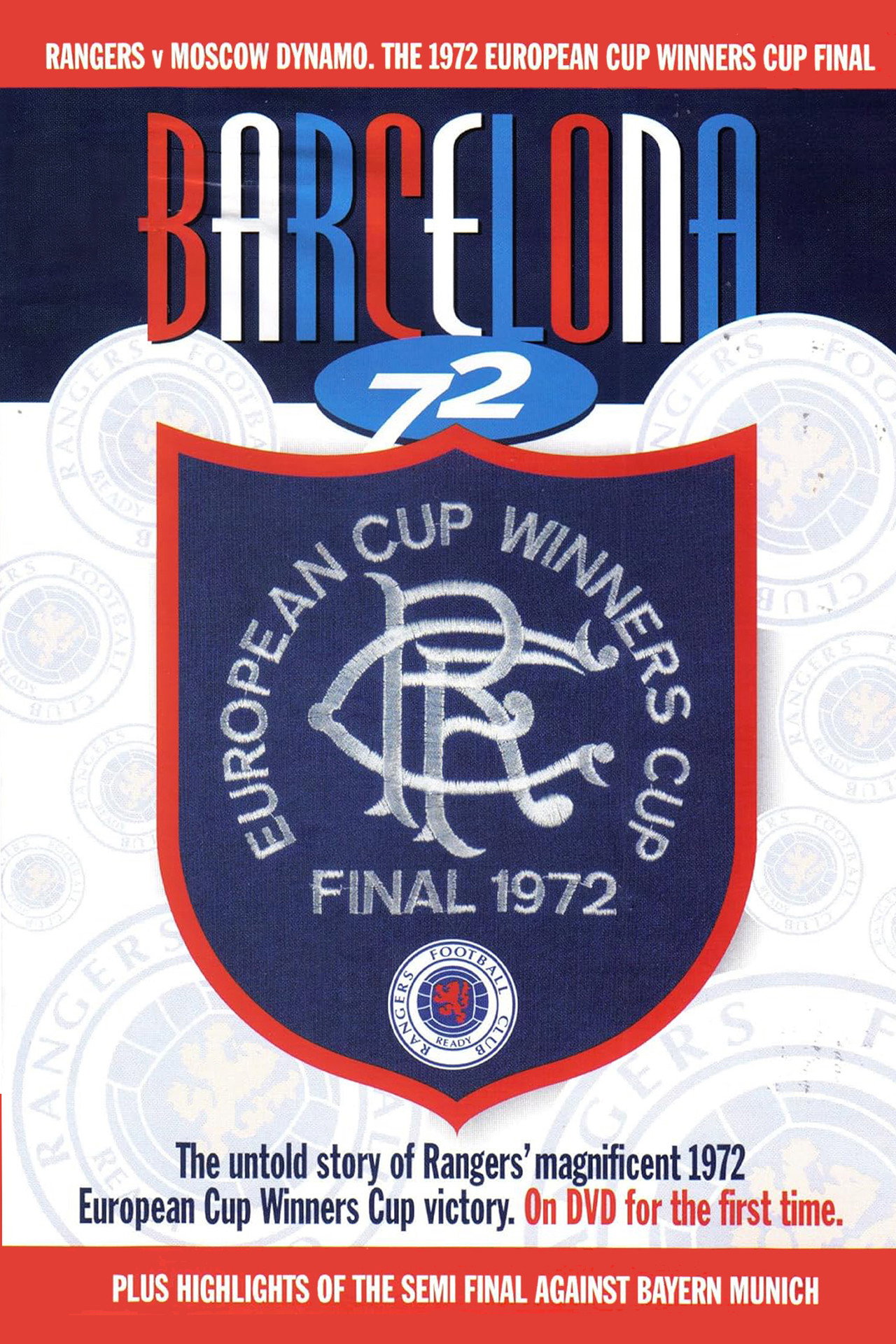 Rangers F.C - Barcelona ’72 European Cup Winner Cup filmaffisch