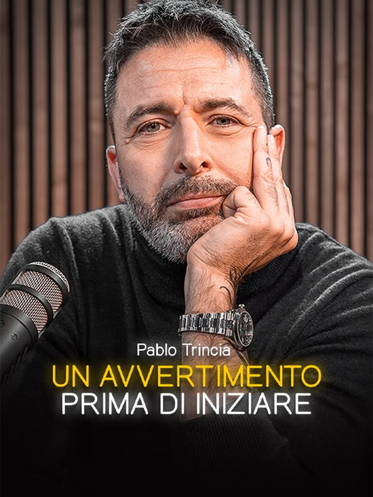 Un avvertimento prima di iniziare affisch