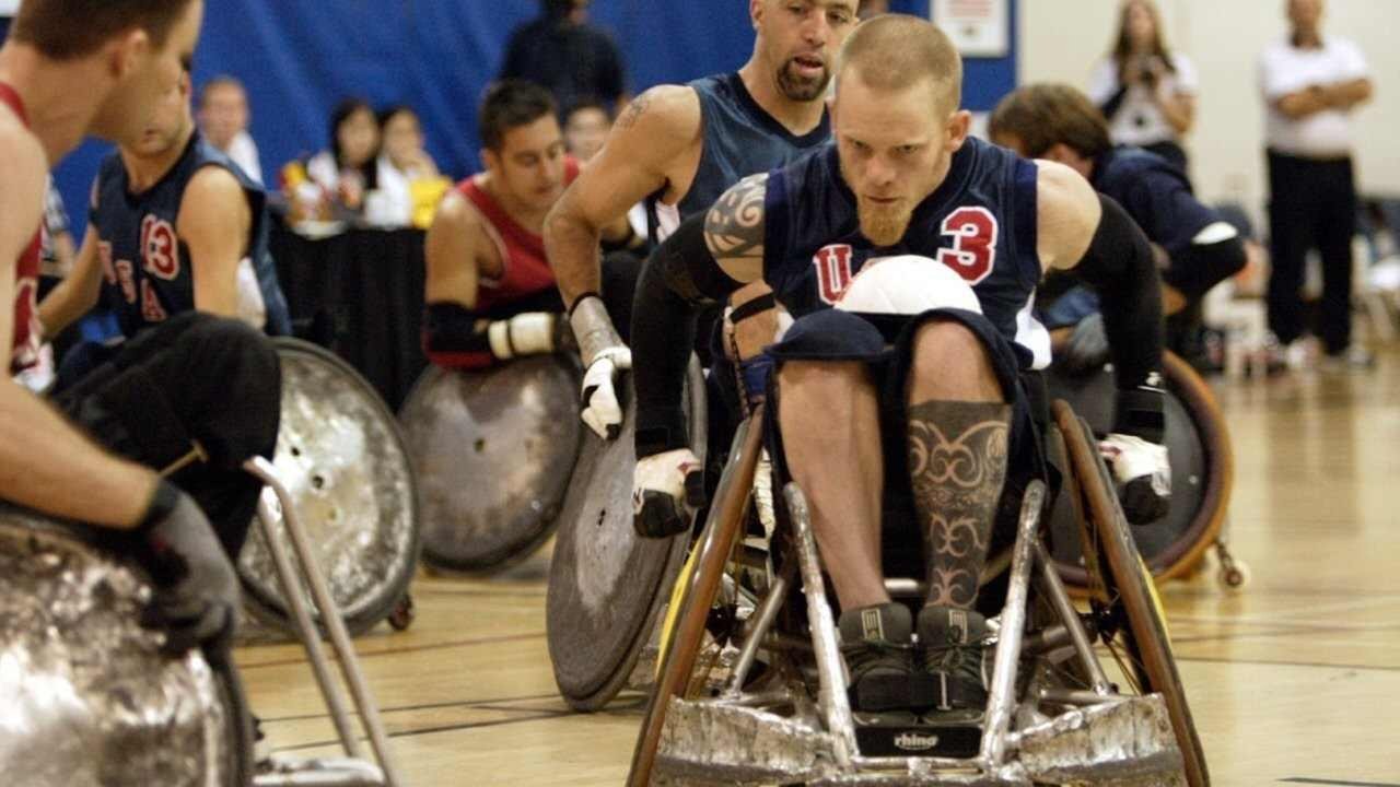 Scen från Murderball