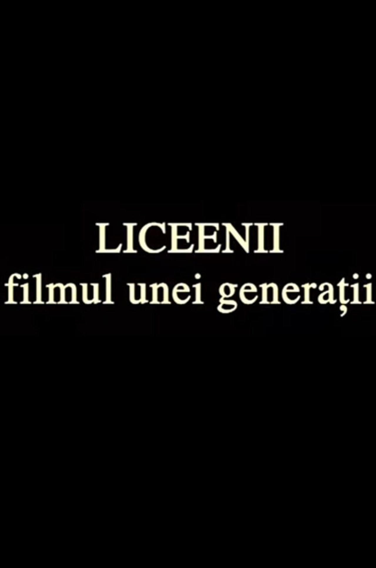 مشاهدة فيلم High Schoolers, The Film of a Generation مترجم بدون اعلانات - بوستر