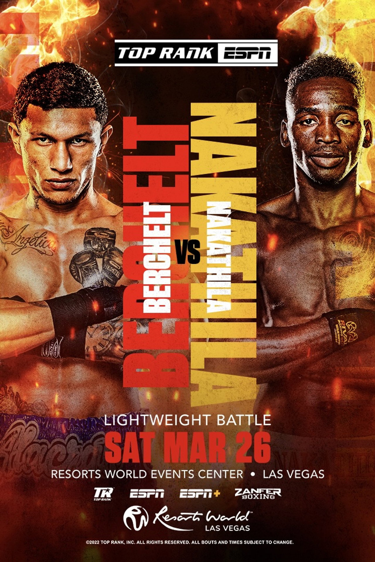 Miguel Berchelt vs. Jeremiah Nakathila filmaffisch