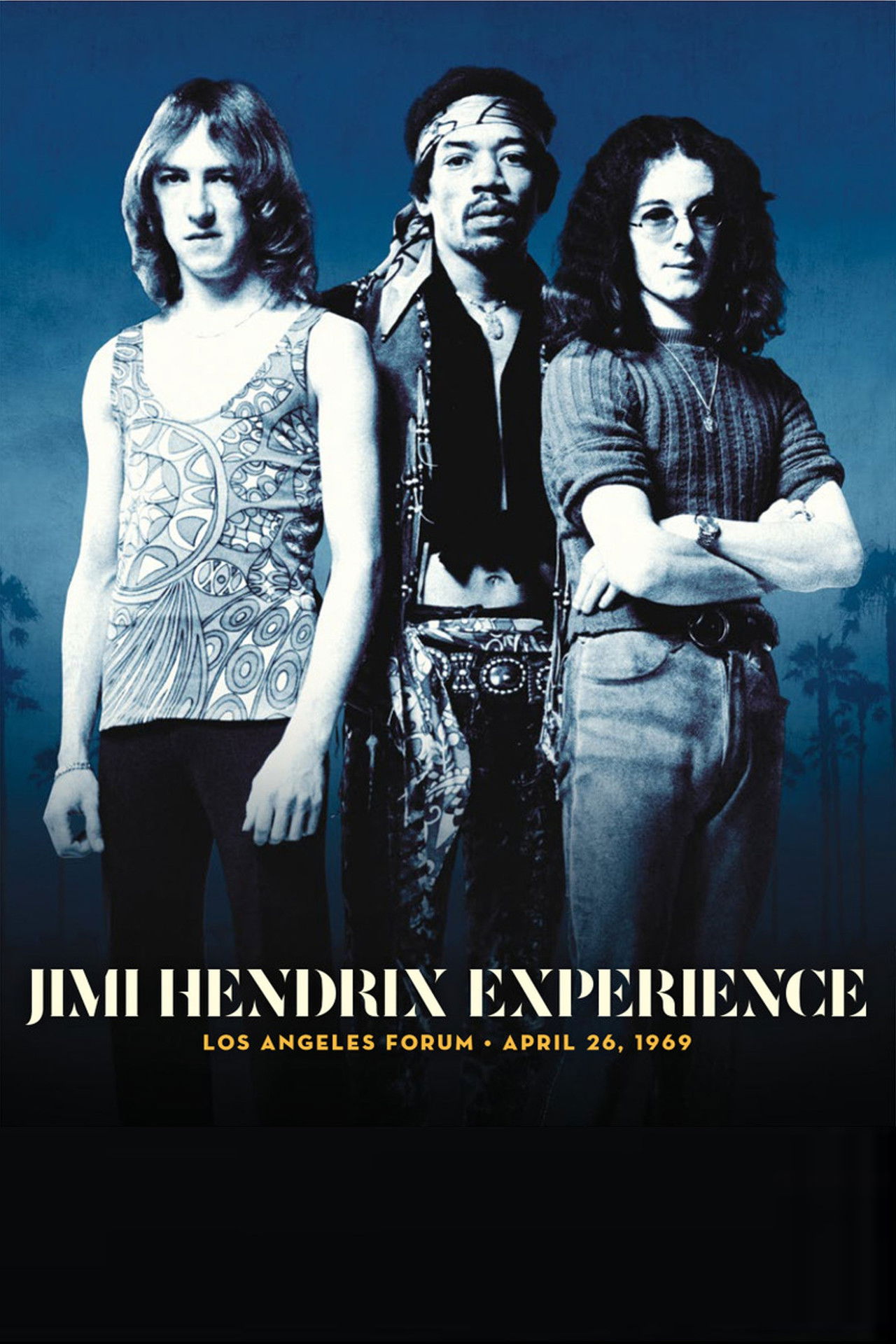 The Jimi Hendrix Experience: Los Angeles Forum April 26, 1969 Backdrop