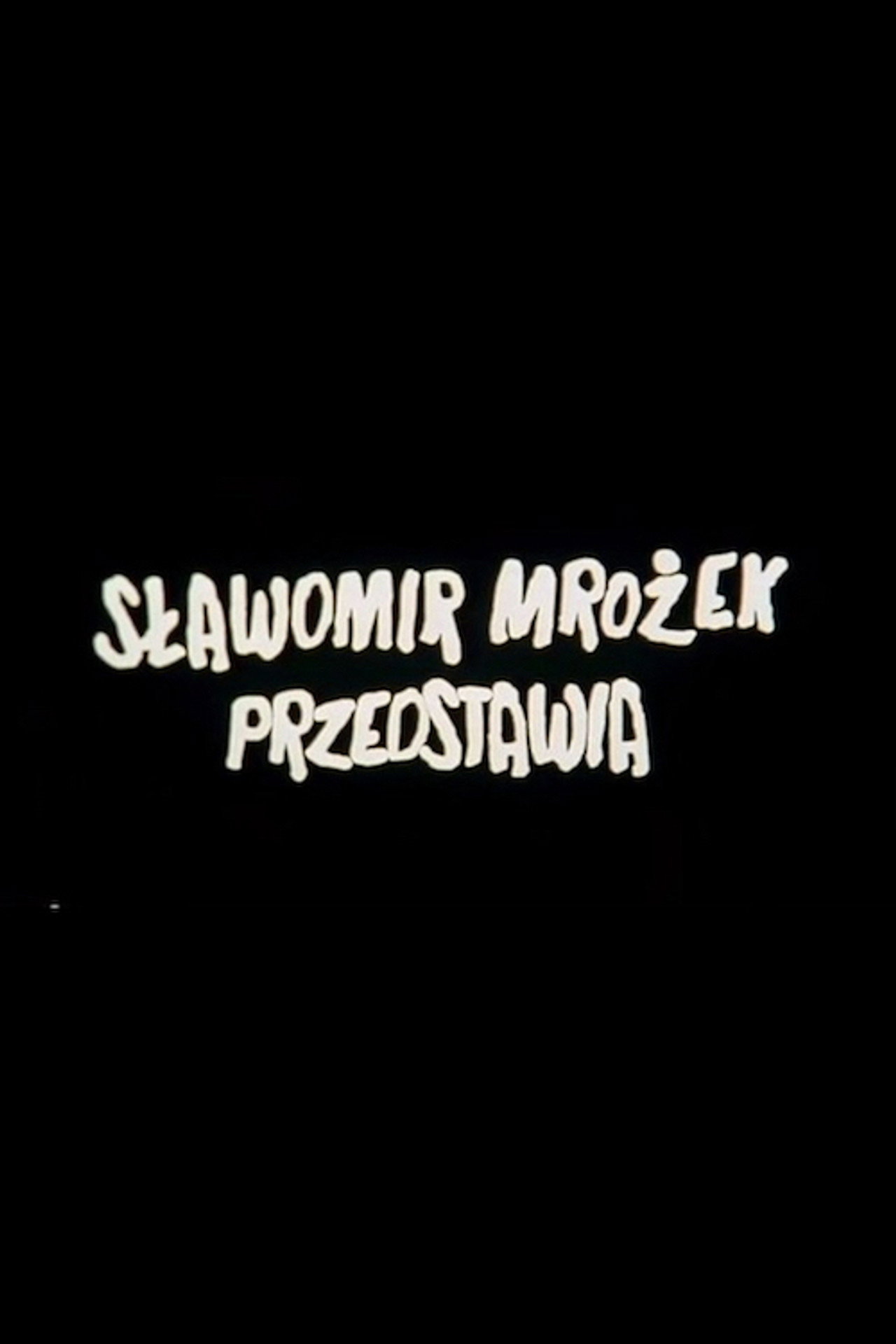 Sławomir Mrożek przedstawia filmaffisch