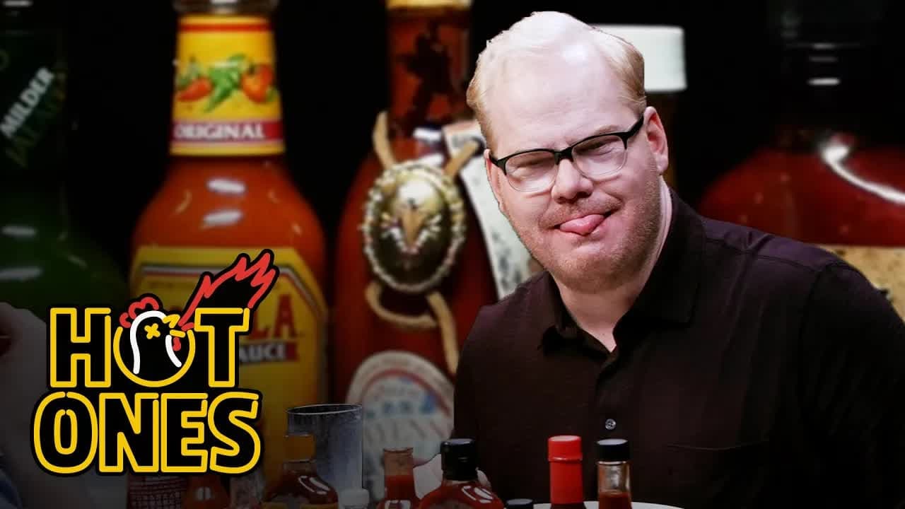 Hot Ones - Season 2 Episode 13 : Jim Gaffigan Rediscovers His Flop Sweat Eating Spicy Wings
