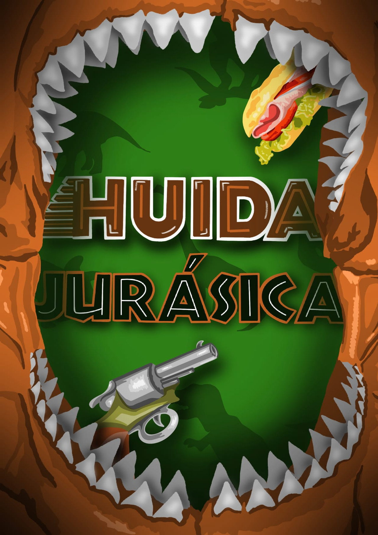 Huida Jurásica Backdrop