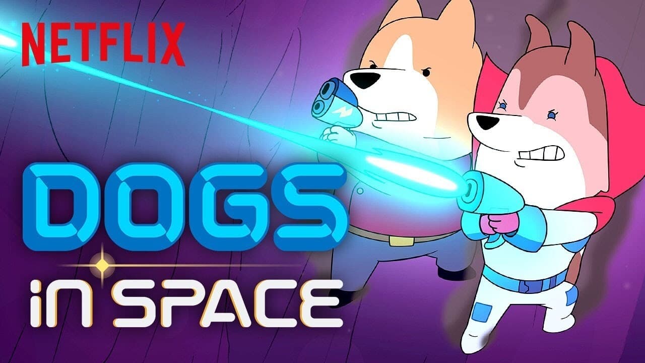 Perros en el espacio background