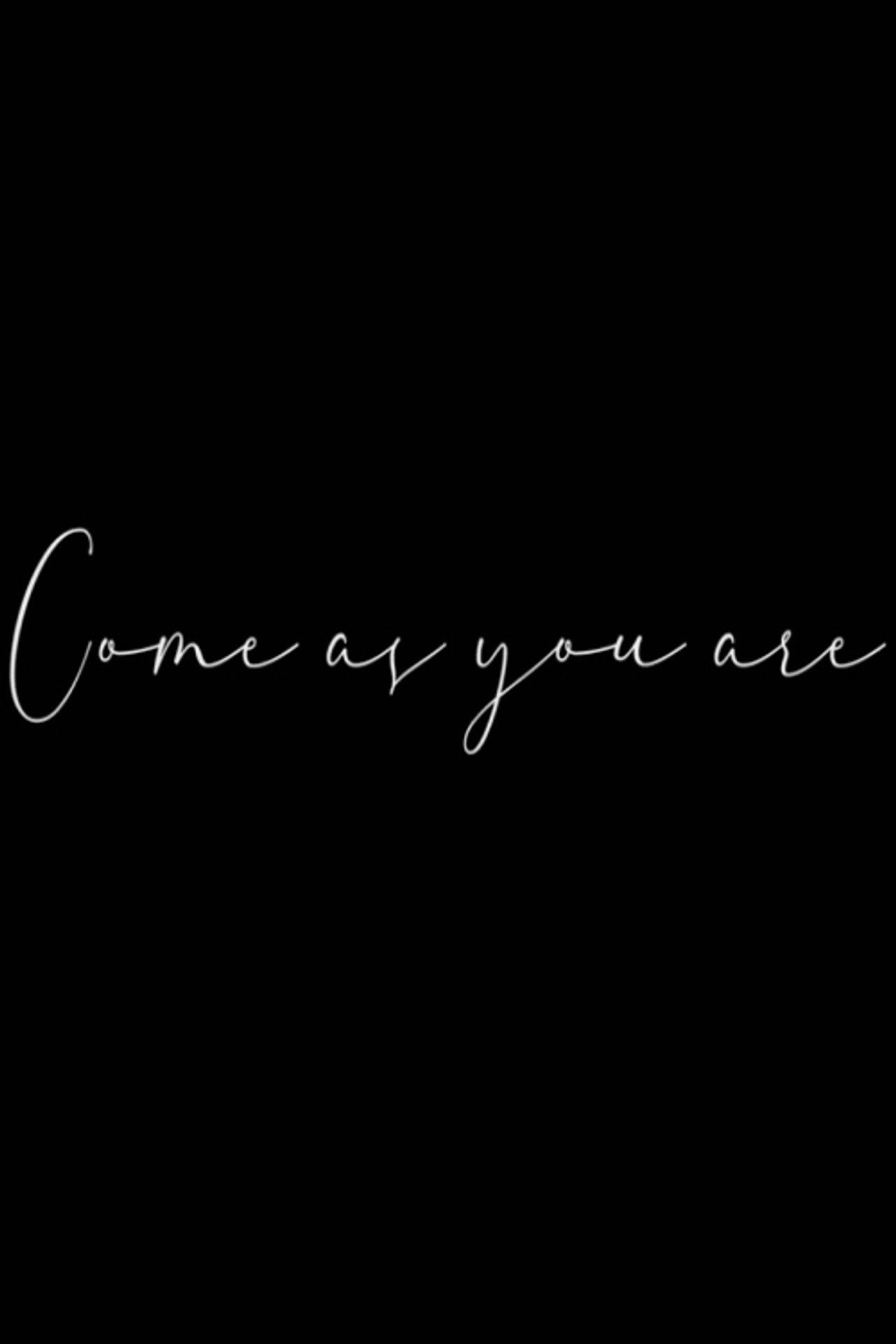 Come as you are filmaffisch