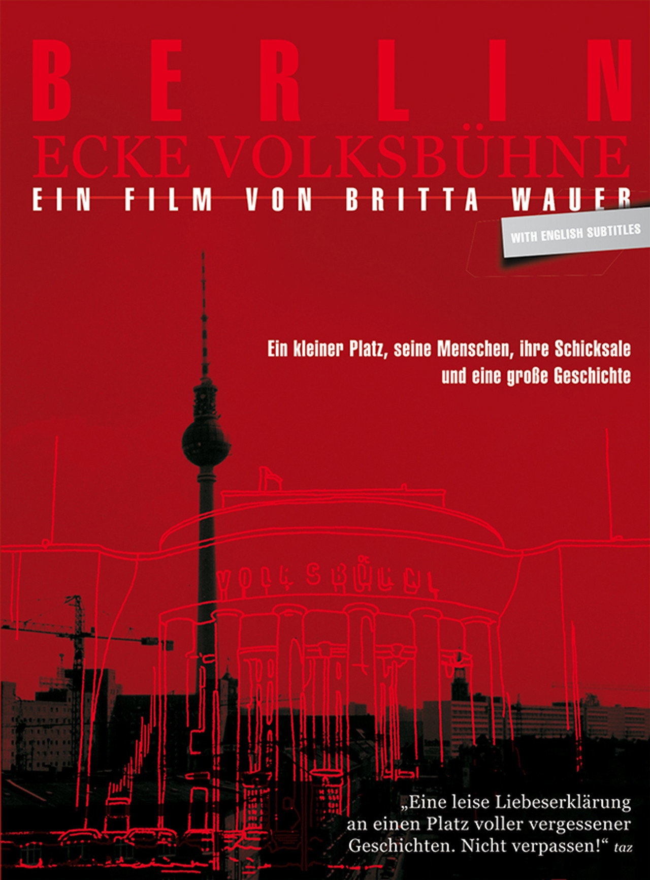 Berlin Ecke Volksbühne filmaffisch