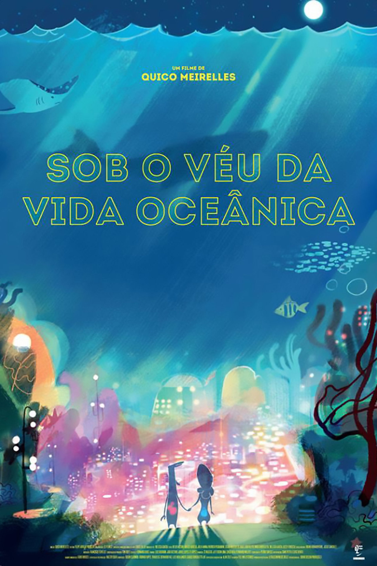 Sob o Véu da Vida Oceânica filmaffisch