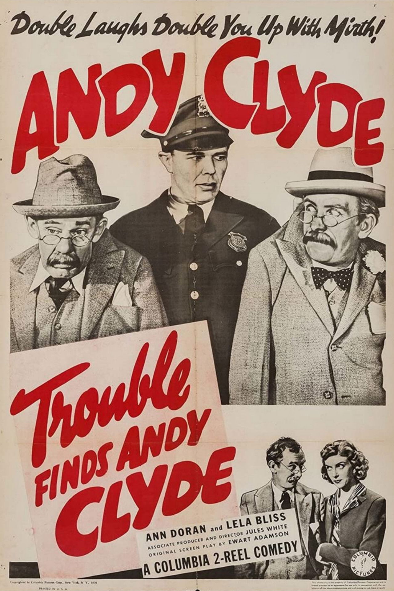 Trouble Finds Andy Clyde Backdrop