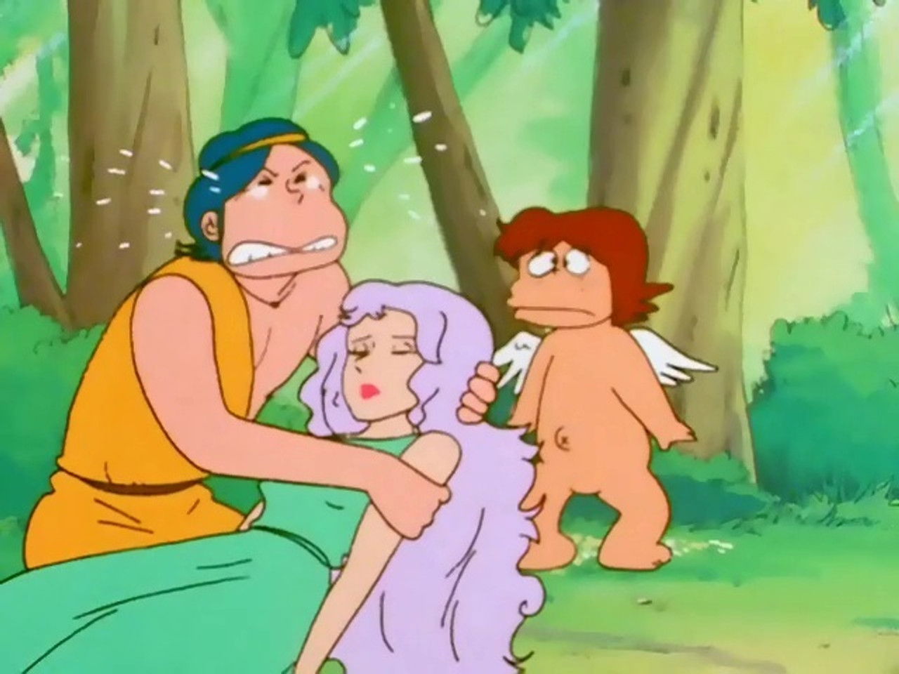 La petite Olympe et les dieux — La harpe d'Orphée