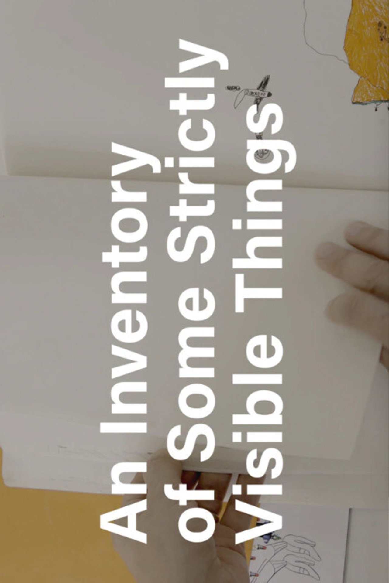 An Inventory of Some Strictly Visible Things filmaffisch