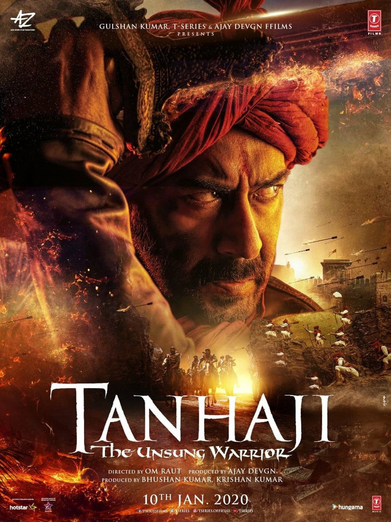 तानाजी: द अनसंग वॉरियर filmaffisch