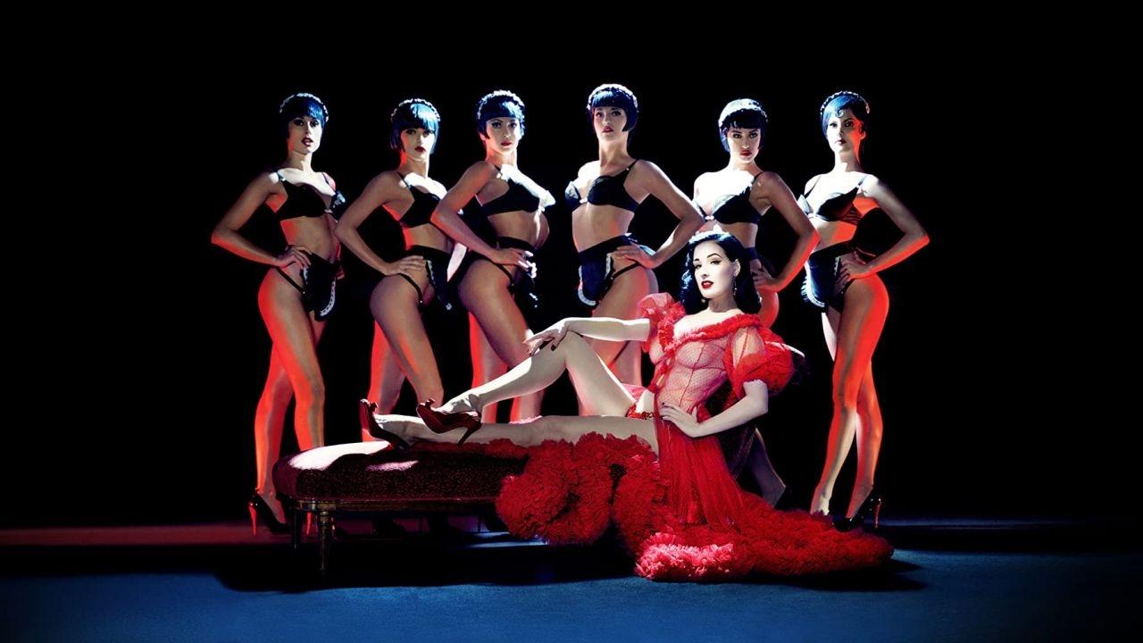 Crazy Horse, Paris with Dita Von Teese background