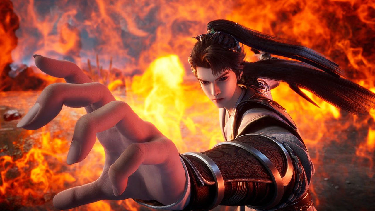 武碎星河 backdrop