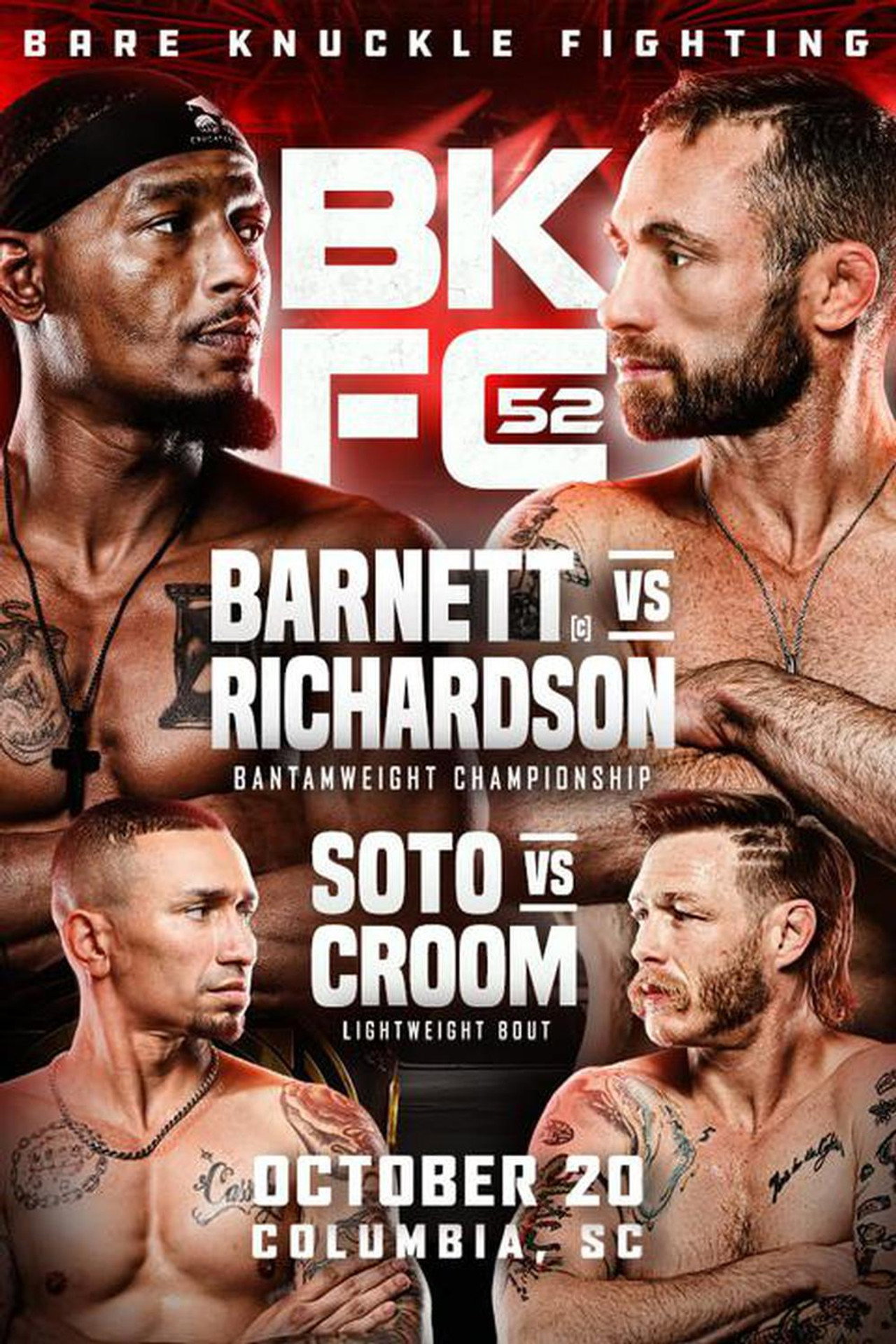 BKFC 52: Barnett vs. Richardson filmaffisch