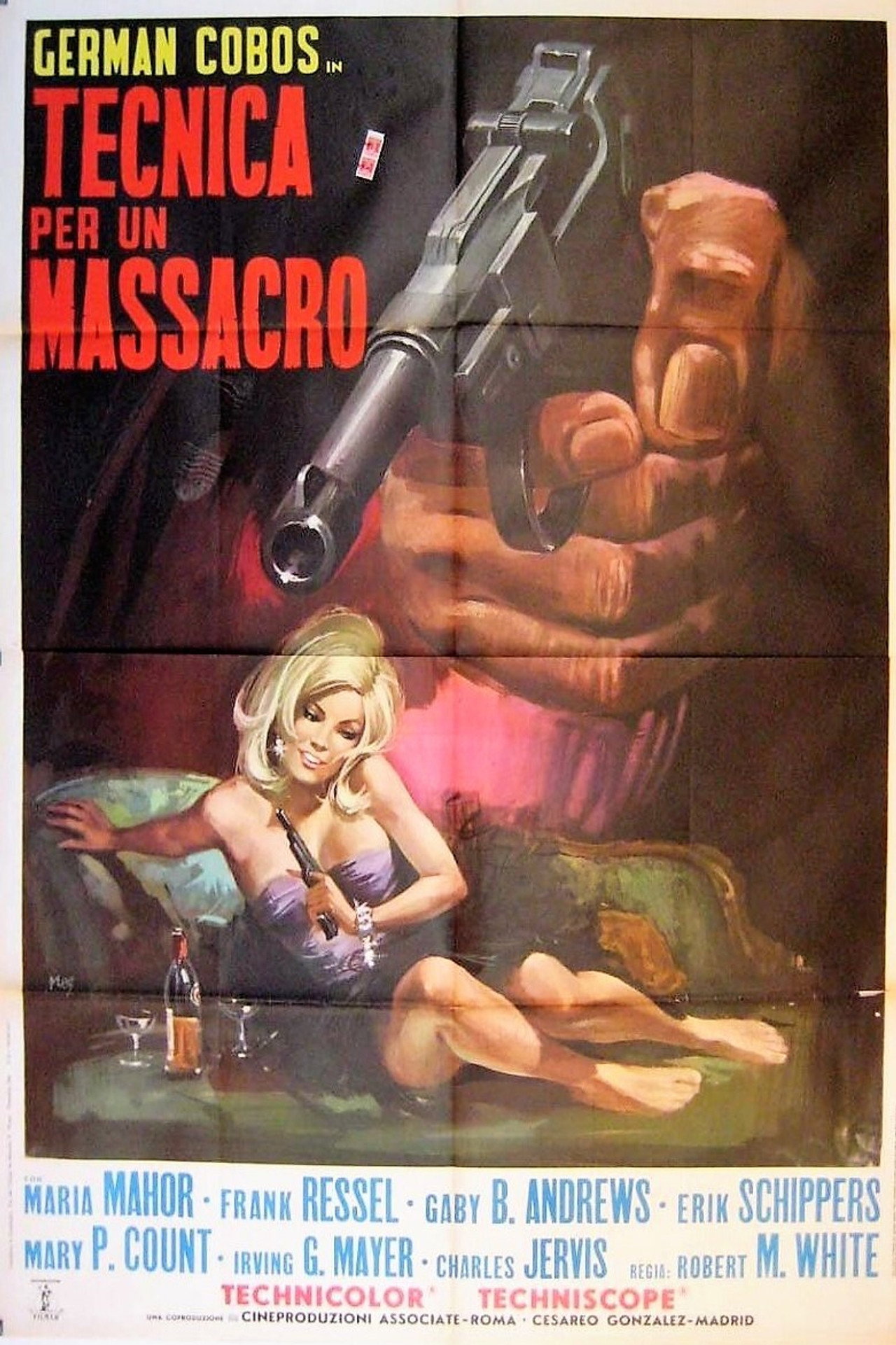 Tecnica per un massacro filmaffisch