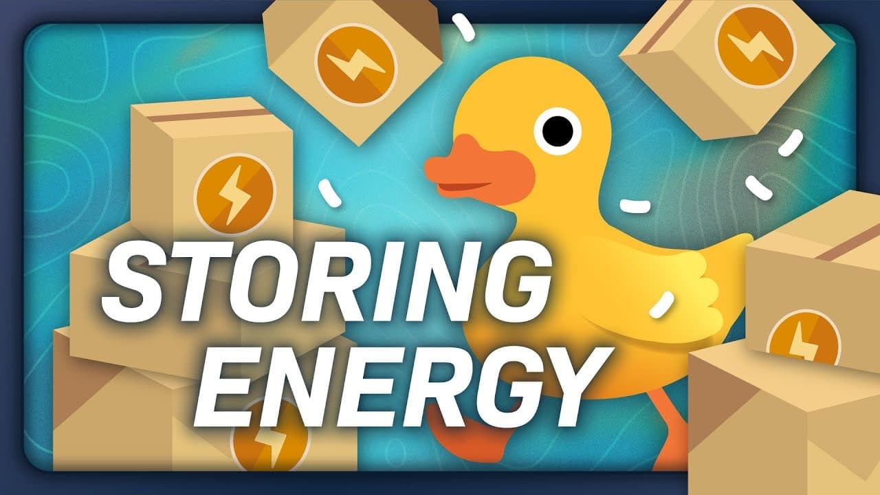 Crash Course Climate & Energy - Season 1 Episode 4 : How Can We Store Renewable Energy?