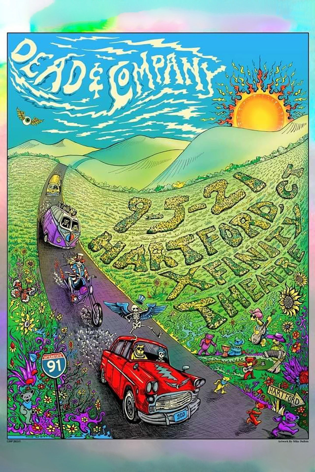 Dead & Company: 2021-09-05 Xfinity Theatre, Hartford, CT Backdrop