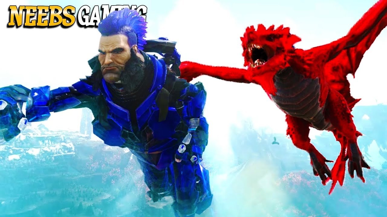 Neebs Gaming - Ark Survival Evolved - Season 6 Episode 52 : Fighting the Alpha Wyvern