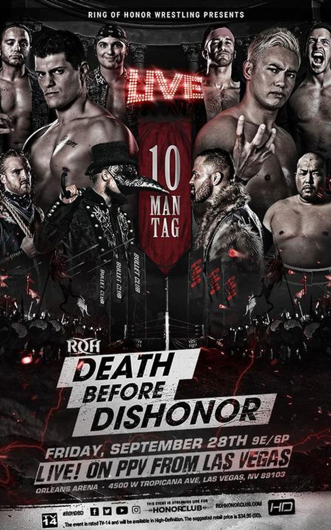 ROH: Death Before Dishonor XVI Backdrop