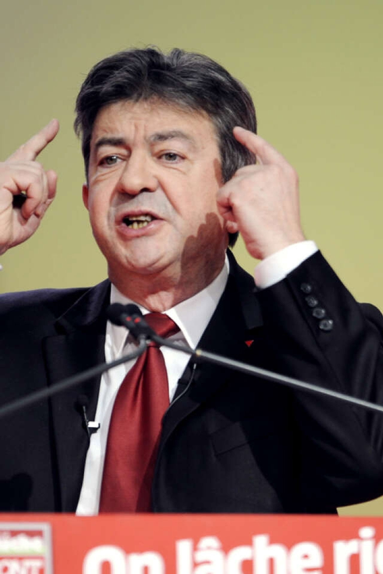 Monsieur Melenchon, du PS au PG Backdrop