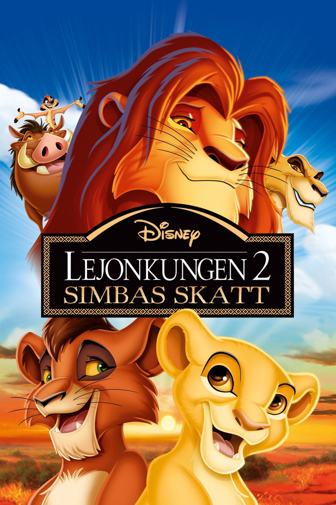 Lejonkungen II - Simbas skatt filmaffisch
