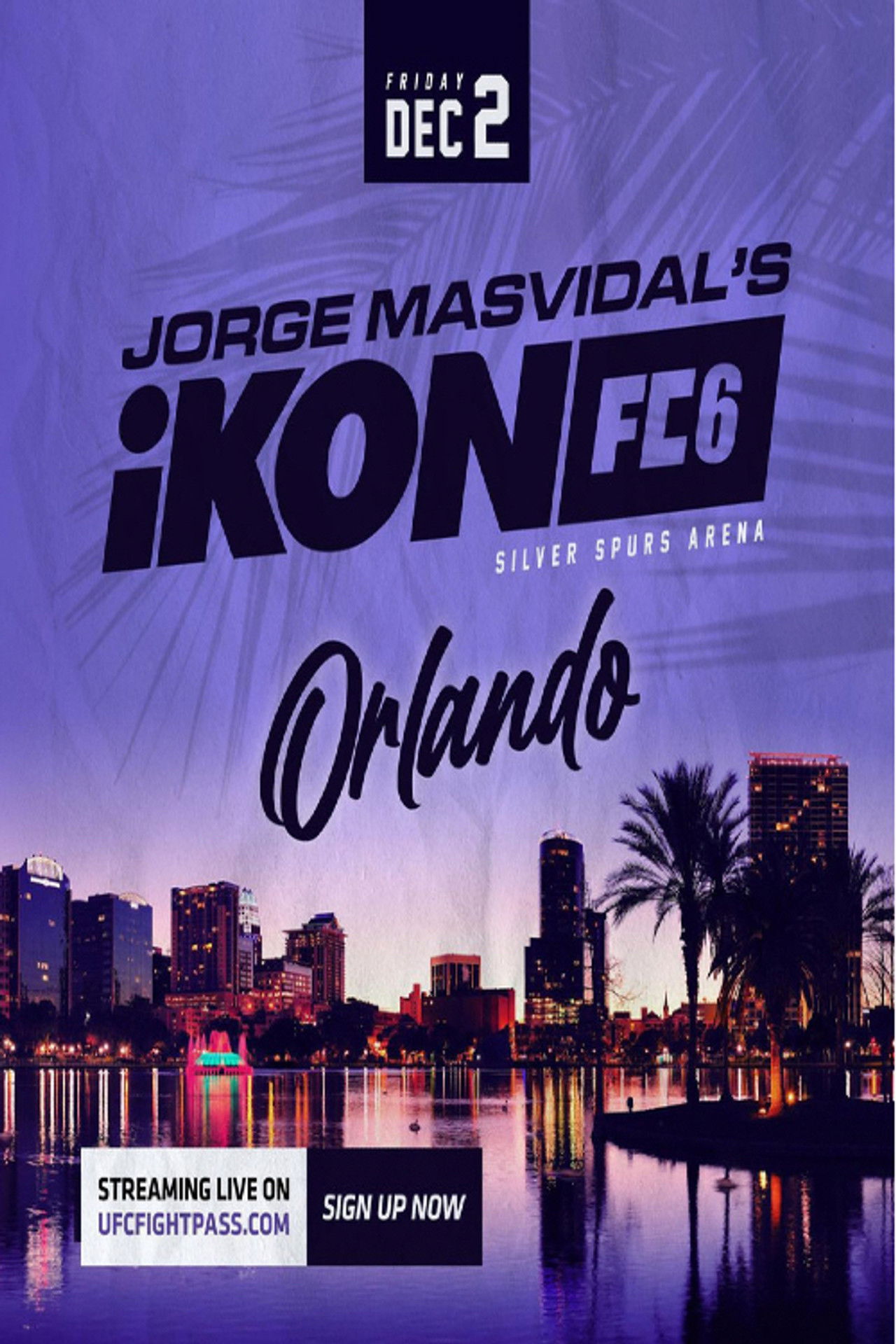 Jorge Masvidal's iKON FC 6: Lohsen vs. Williams Backdrop