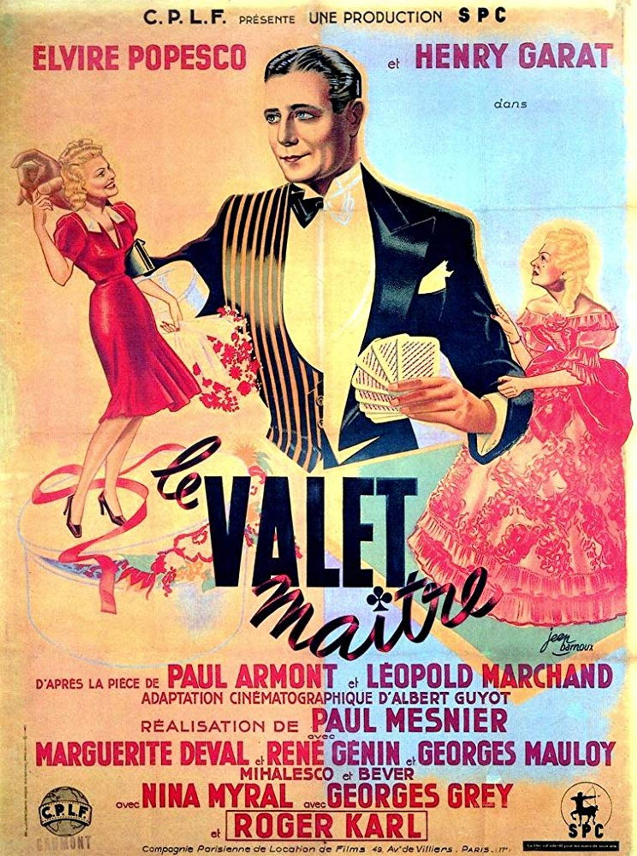 Le valet maître Backdrop