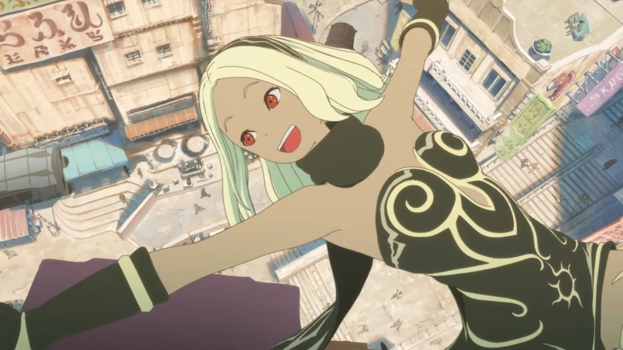 Scen från Gravity Daze the Animation: Ouverture