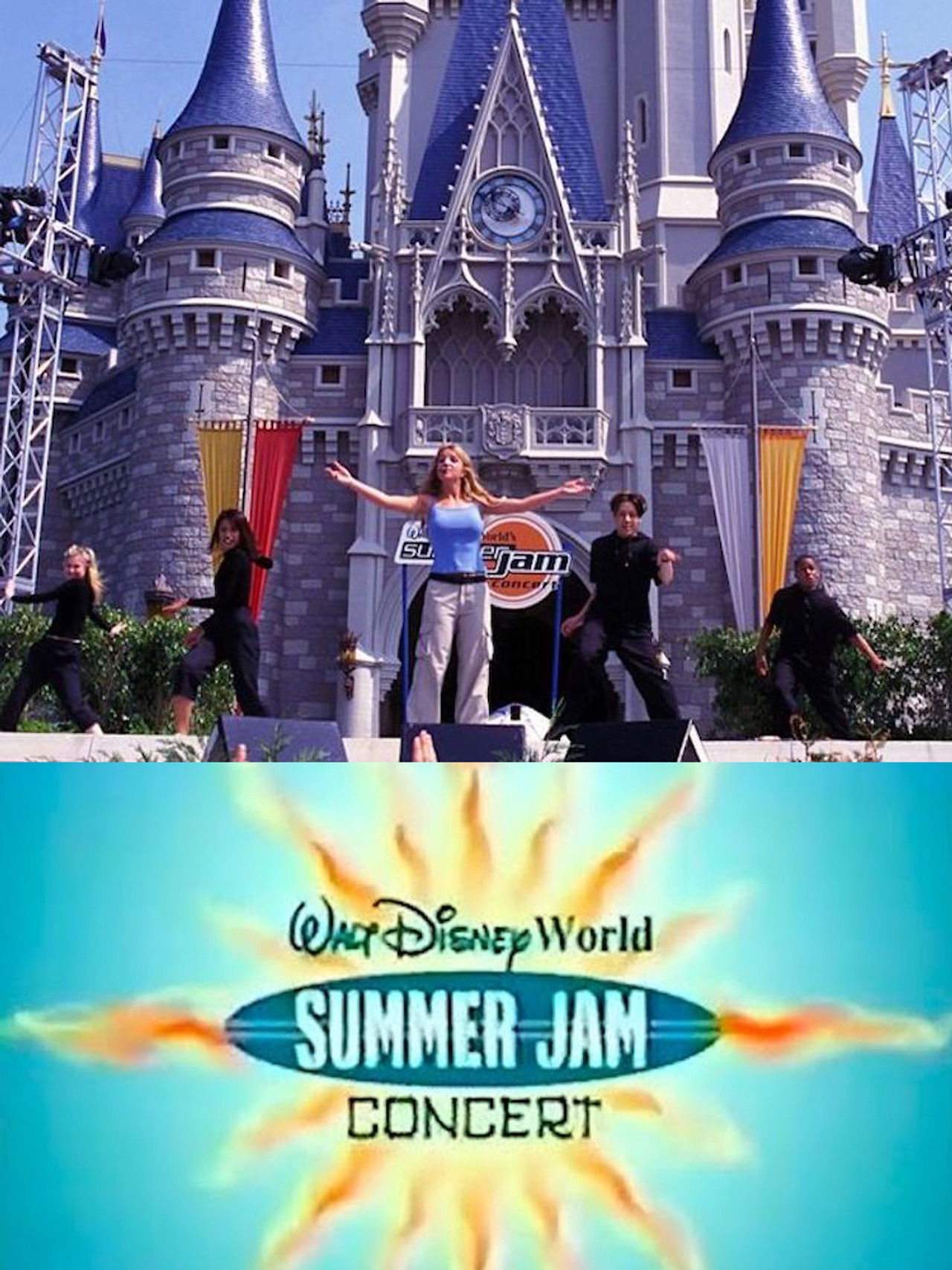 Walt Disney World Summer Jam Concert 1999 Backdrop