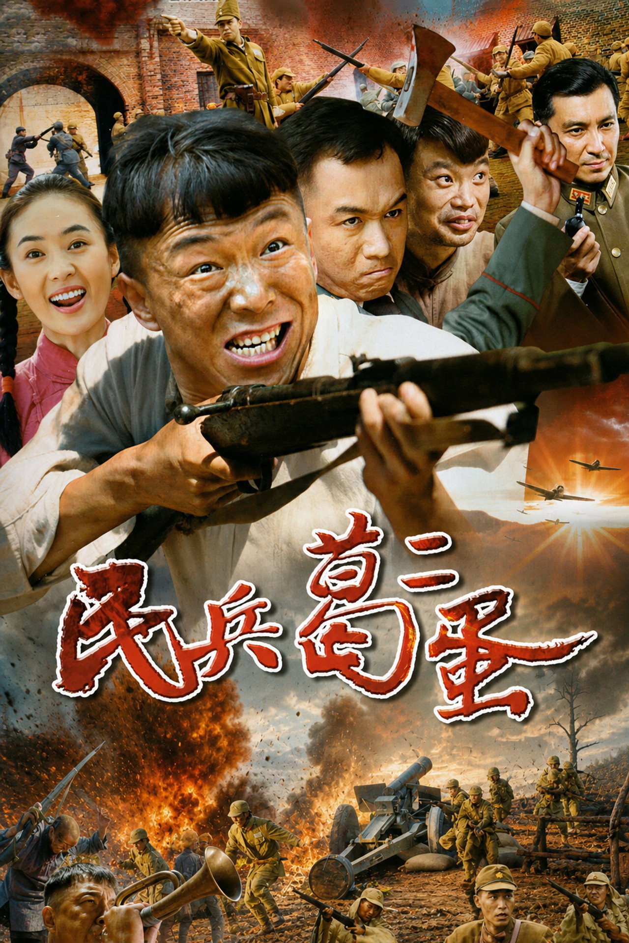 民兵葛二蛋 affisch
