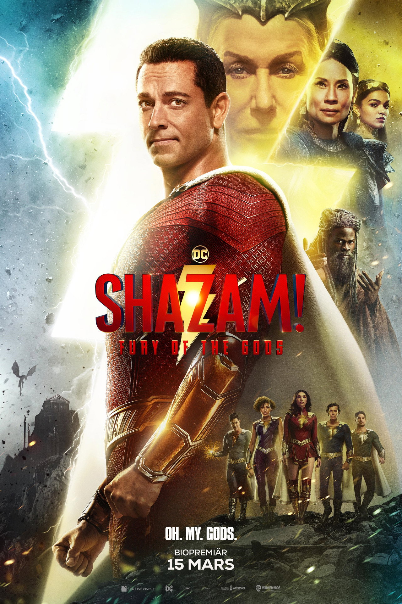Shazam! Fury of the Gods filmaffisch