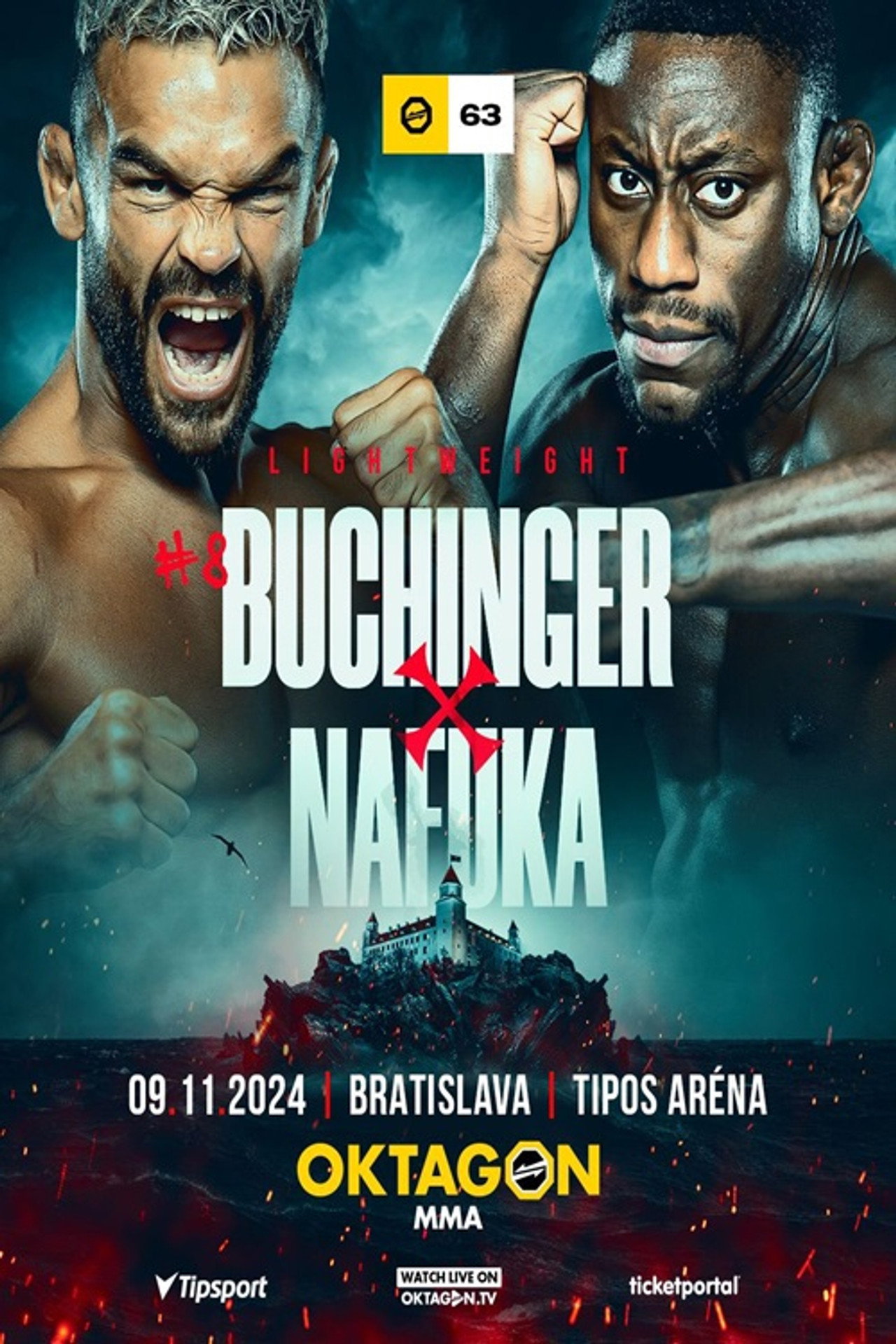 OKTAGON 63: Buchinger vs. Nafuka filmaffisch